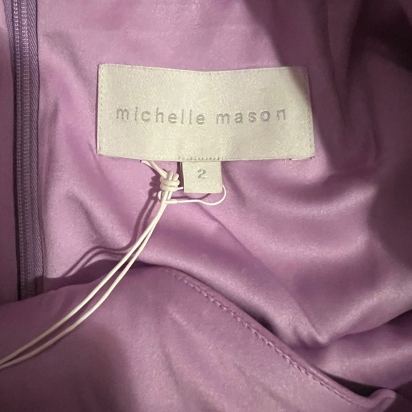 Michelle mason lilac leather skirt - Picture 4 of 6